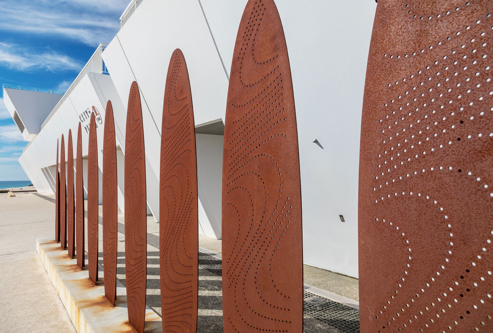 Surf Board Art Sculpture